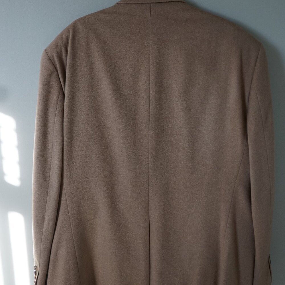 Lauren Ralph Lauren 46R Wool Silk Cashmere Camel Blazer Sport Coat - Picture 4 of 10